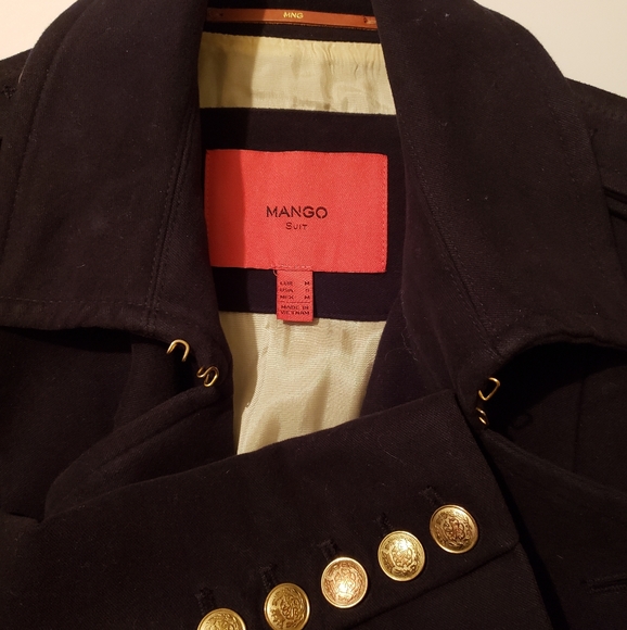 Mango Suit - Wool long Dress Coat - Picture 1 of 3